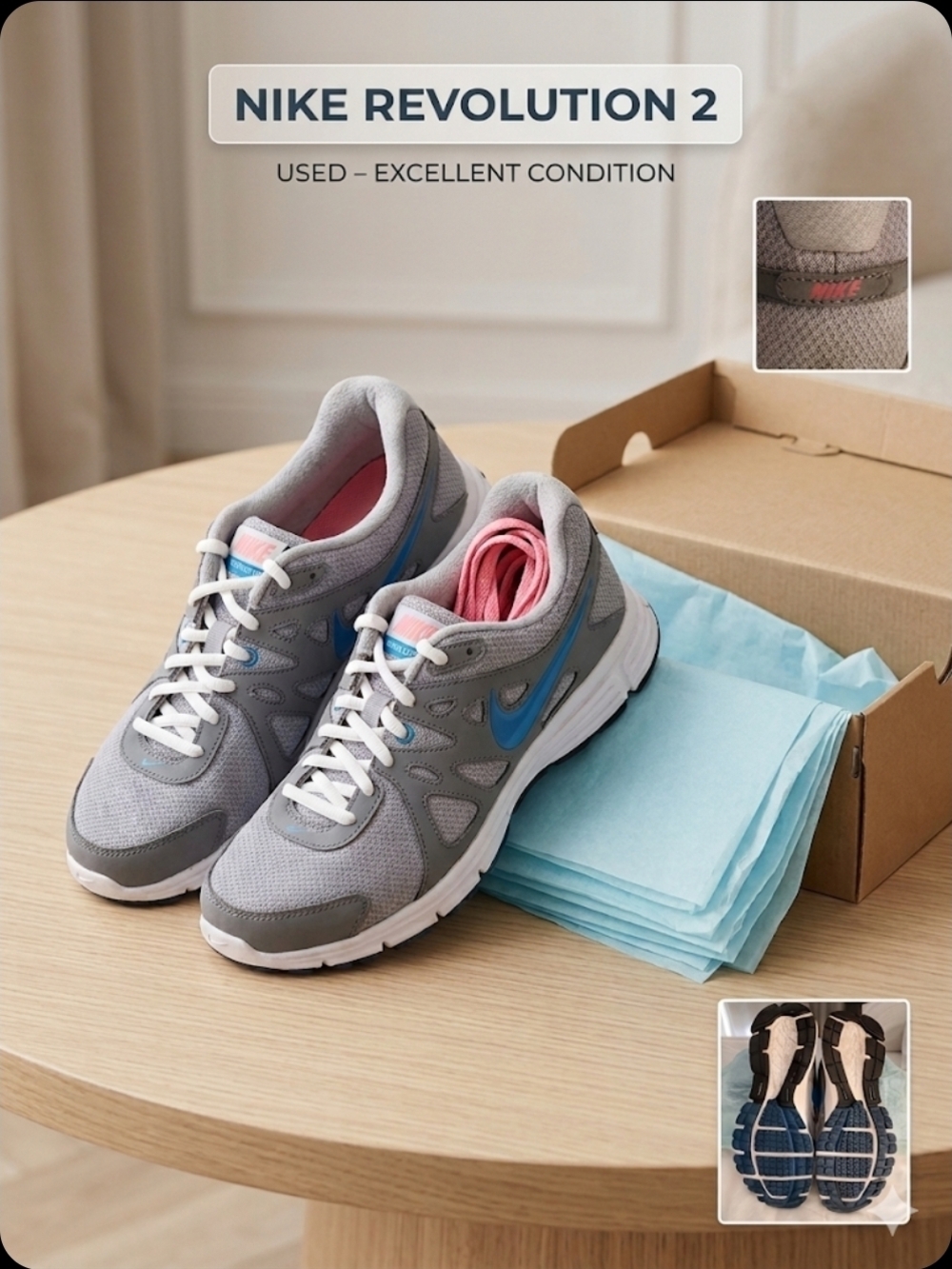 Nike Revolution 2 Running Shoes – Sz 8